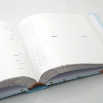 Album wsuwany Baby Sówki Niebieski z opisem (200 zdjęć 10x15)